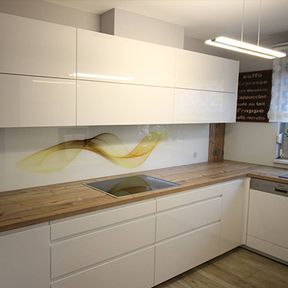 Bedruckte Küchenrückwand